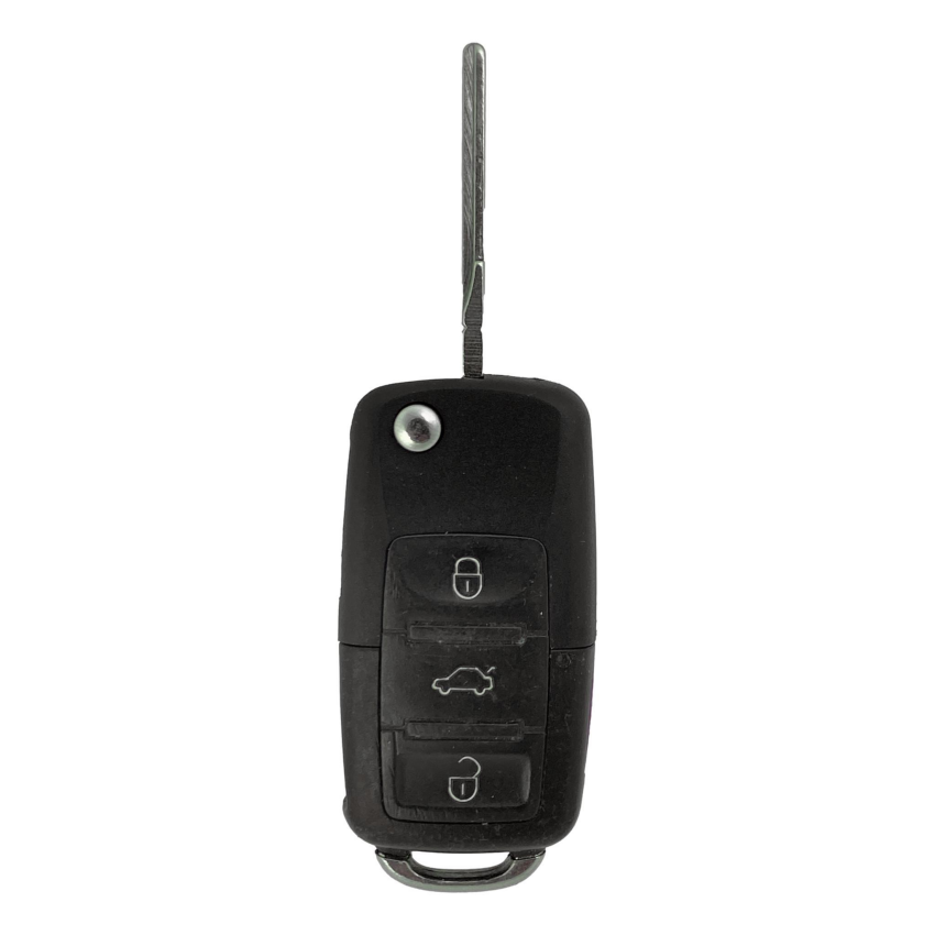 Volkswagen 1998-2001 OEM 4 Button Flip Key Remote NBG735868 T / 1J0 959 753 T
