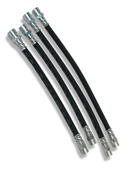 PMB Performance DirectFit Rubber Brake Lines - Set of 4 - 1970-72.8 Porsche 914-4/914-6