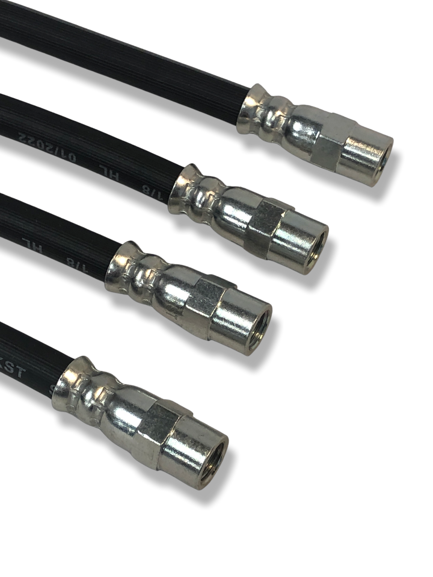PMB Performance DirectFit Rubber Brake Lines - Set of 4 - 1970-72.8 Porsche 914-4/914-6