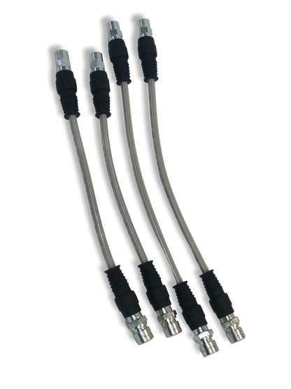 PMB Performance DirectFit Stainless-Steel Brake Lines - Set of 4 - 1970-72.8 Porsche 914-4/914-6