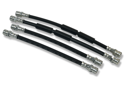 PMB Performance DirectFit Rubber Brake Lines - Set of 4 - 1973-76 Porsche 914-4