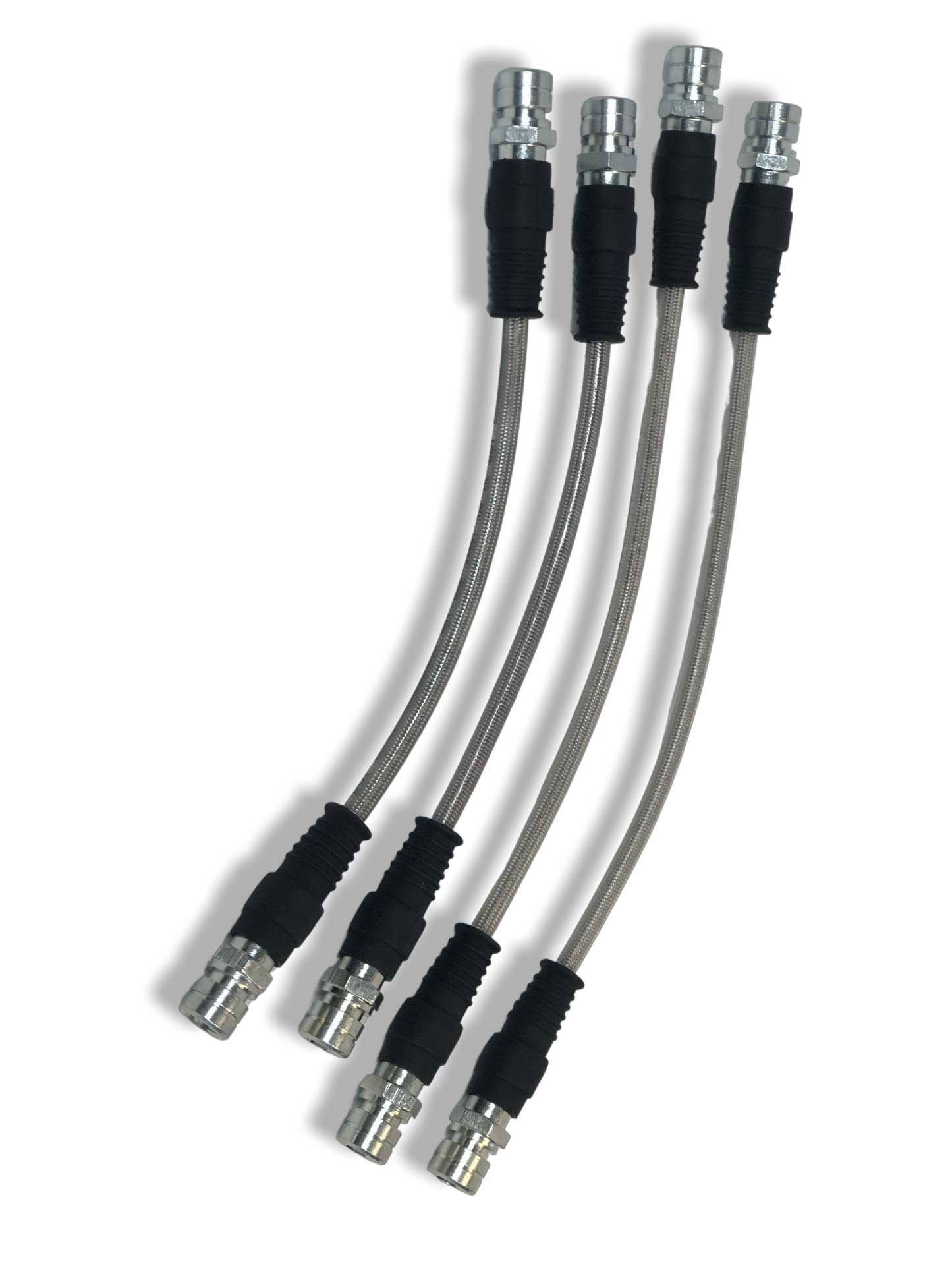PMB Performance DirectFit Stainless-Steel Brake Lines - Set of 4 - 1973-76 Porsche 914-4