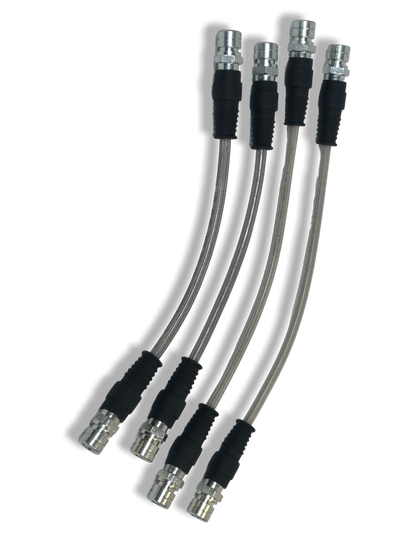 PMB Performance DirectFit Stainless-Steel Brake Lines - Set of 4 - 1973-76 Porsche 914-4
