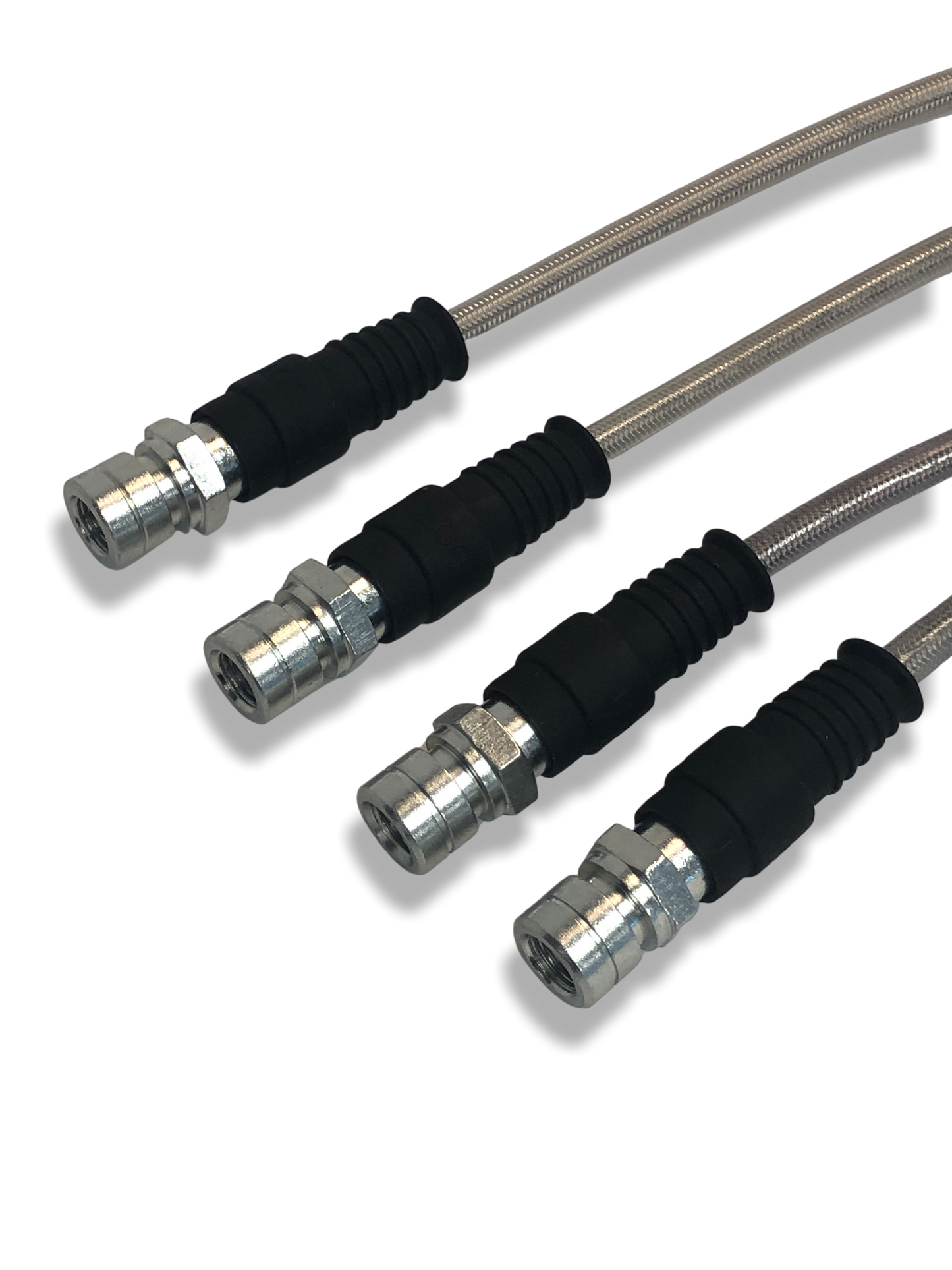 PMB Performance DirectFit Stainless-Steel Brake Lines - Set of 4 - 1973-76 Porsche 914-4