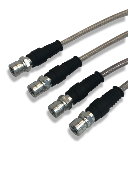 PMB Performance DirectFit Stainless-Steel Brake Lines - Set of 4 - 1973-76 Porsche 914-4