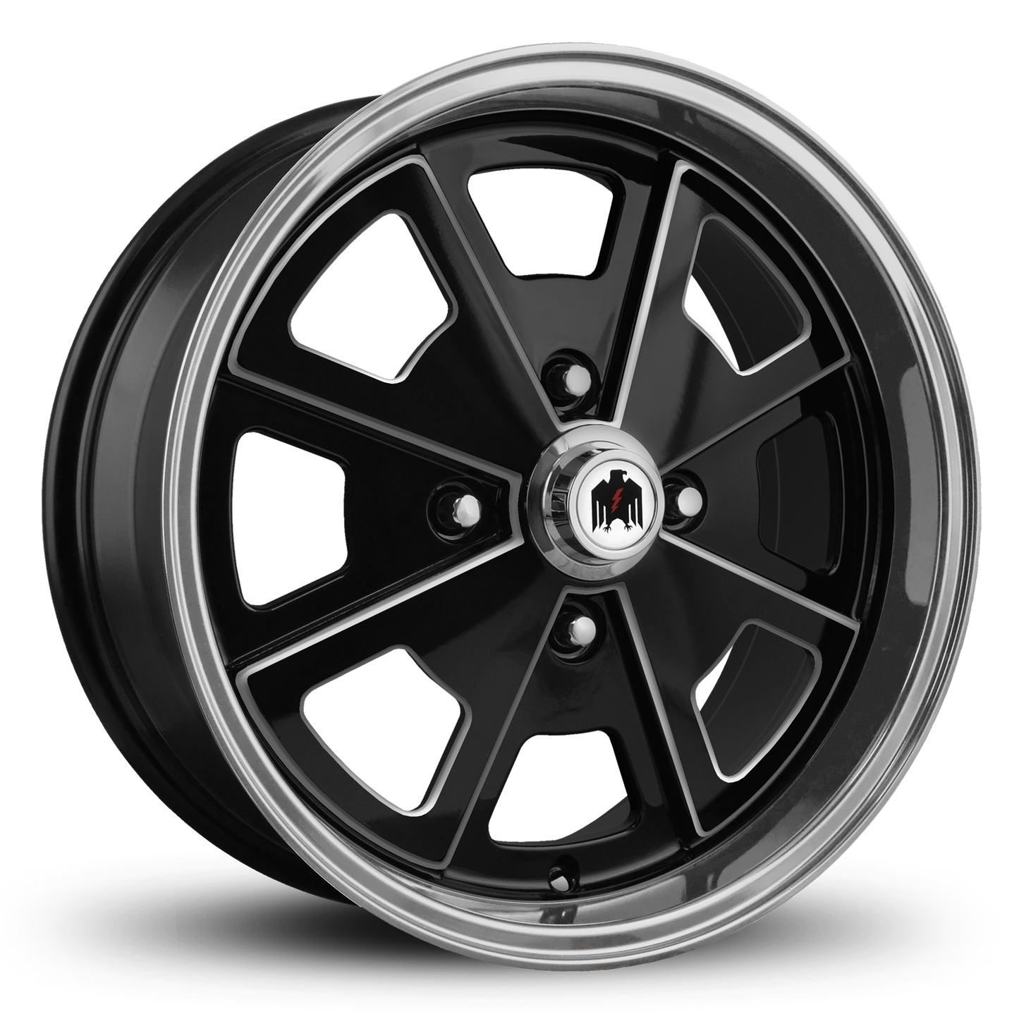 Klassik Rader 914 17x7 +40 4x130mm Gloss Black/Milled Edge