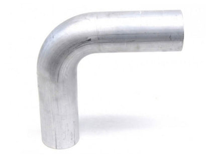 HPS Performance Products HPS 3-1/8" OD 90 Degree Bend 6061 Aluminum Elbow Pipe Tubing 16 Gauge w/ 5" CLR