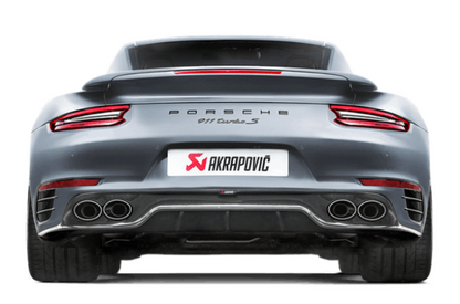 Akrapovic 16-17 Porsche 911 Turbo/Turbo S (991.2) Slip-On Line (Titanium) (Req. Tips/Diffuser) S-PO/TI/6H