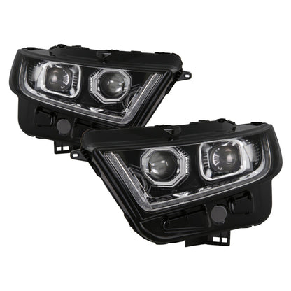 SPYDER xTune 15-16 Ford Edge (Halogen Model Only) LED Projector Headlights - Chrome PRO-JH-FEDGE15-LED-C 9939815