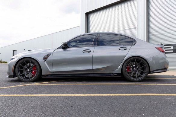 Dinan Side Skirts - 2021-2025 BMW M3 Carbon Fiber - G80