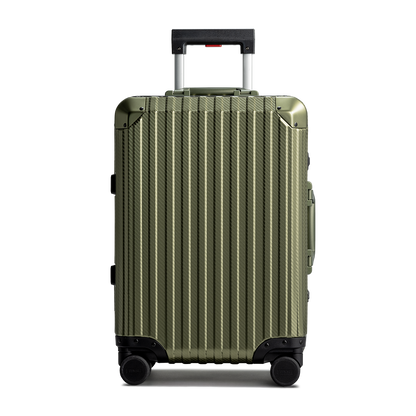TREVA Aluminum Suitcase Army Green