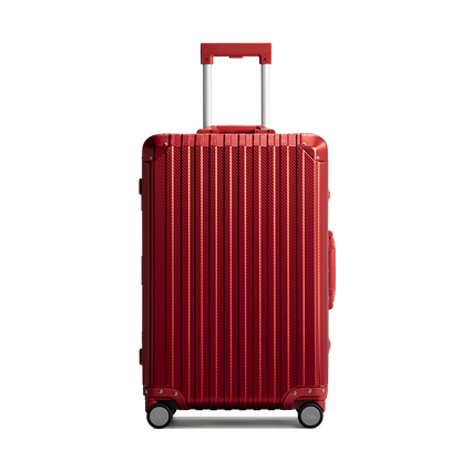 TREVA Aluminum Suitcase Red
