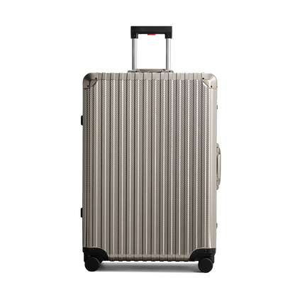 TREVA Aluminum Suitcase Champagne