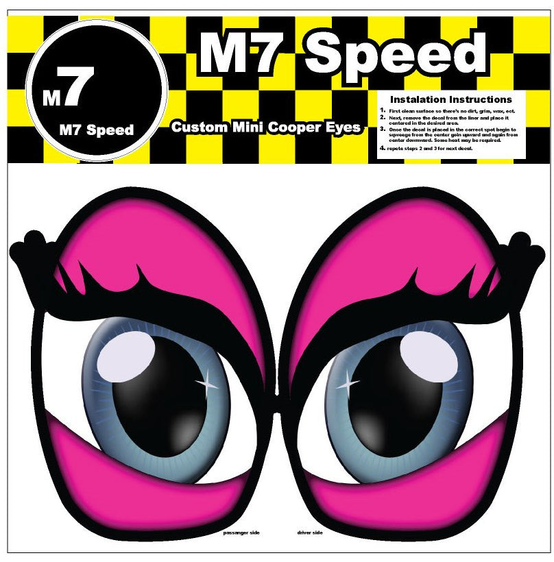 M7 Eye Decal Set (R50-R53) Sexy Pink
