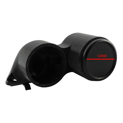 52MM Dual Gauge Pod Mount For 1992-1995 Honda Civic EG Functional Window Vent