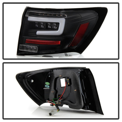 Spyder 08-11 Subaru Impreza WRX 4DR LED Tail Lights - Black ALT-YD-SI084D-LED-BK 5087966