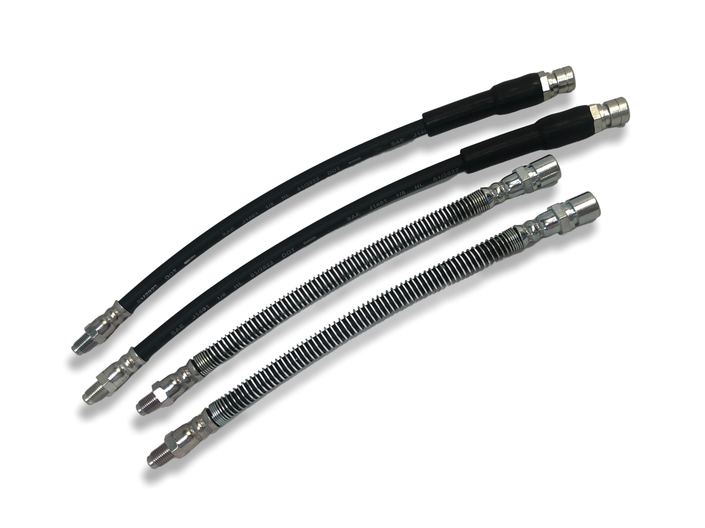 PMB Performance DirectFit Rubber Brake Lines - Set of 4 - 1978-86 Porsche 928