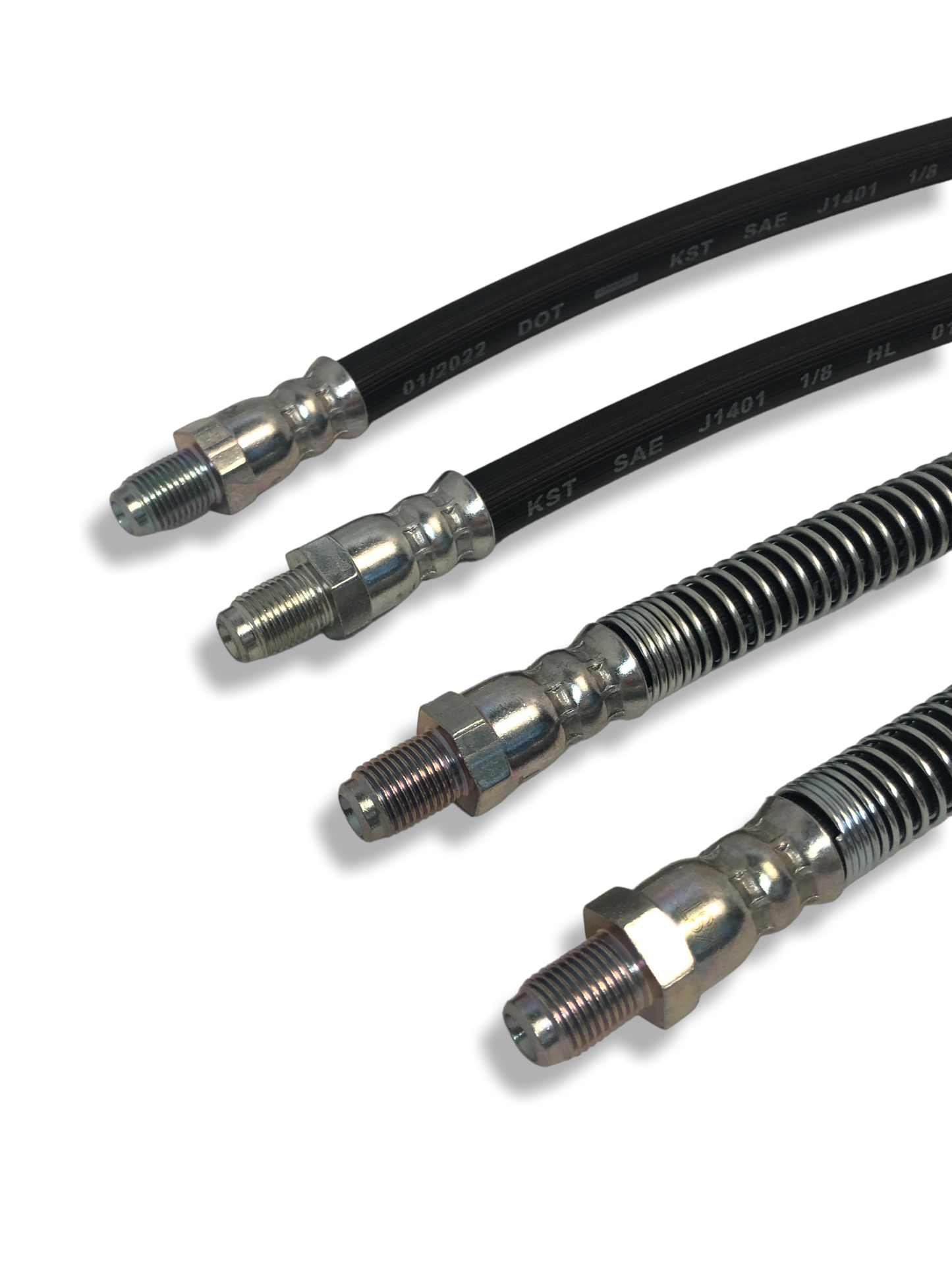 PMB Performance DirectFit Rubber Brake Lines - Set of 4 - 1978-86 Porsche 928