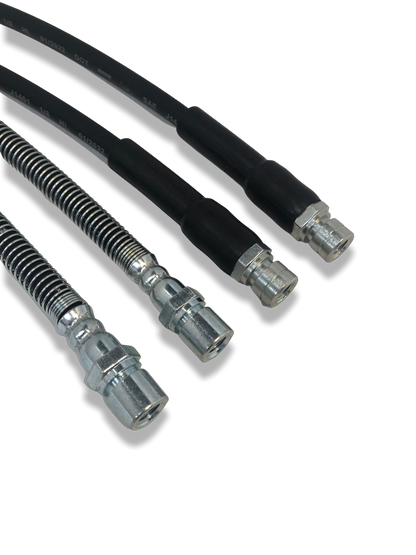 PMB Performance DirectFit Rubber Brake Lines - Set of 4 - 1978-86 Porsche 928