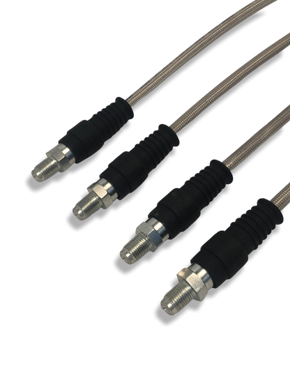 PMB Performance DirectFit Stainless-Steel Brake Lines - Set of 4 - 1978-86 Porsche 928