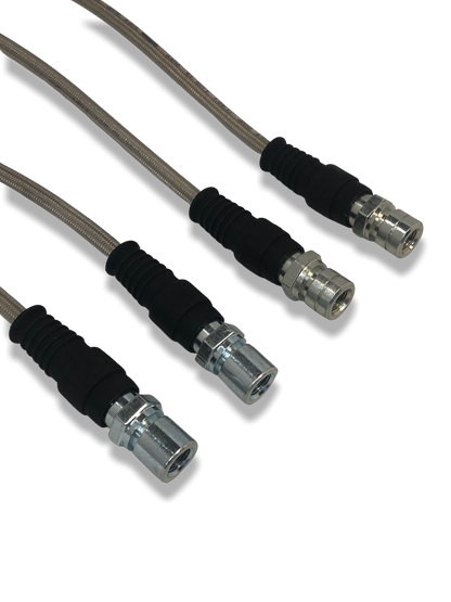 PMB Performance DirectFit Stainless-Steel Brake Lines - Set of 4 - 1978-86 Porsche 928