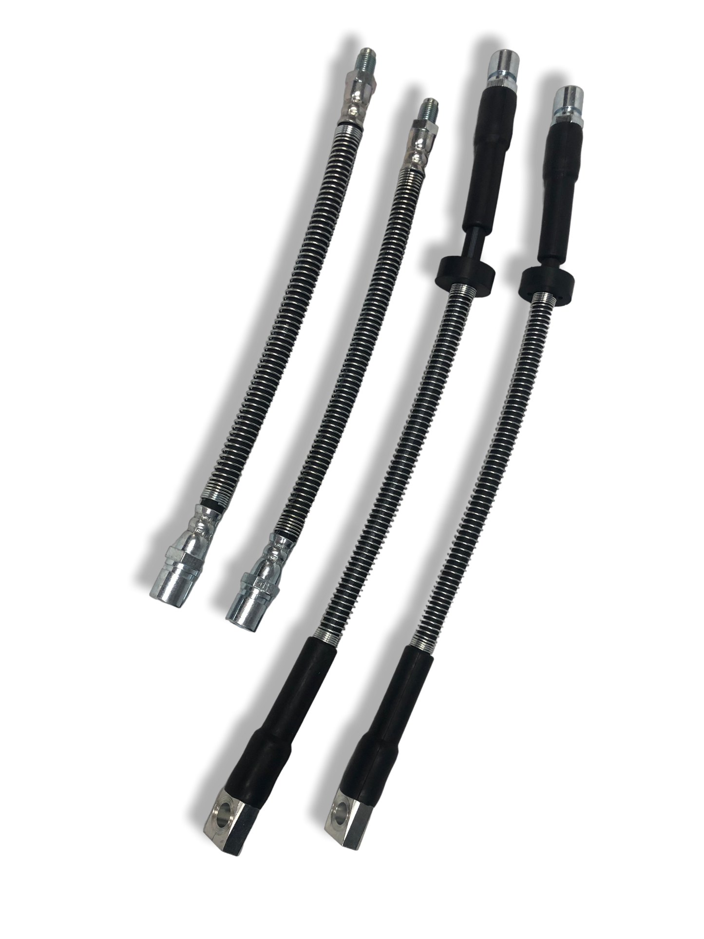 PMB Performance DirectFit Rubber Brake Lines - Set of 4 - 1983-95 Porsche 928 (alloy calipers)