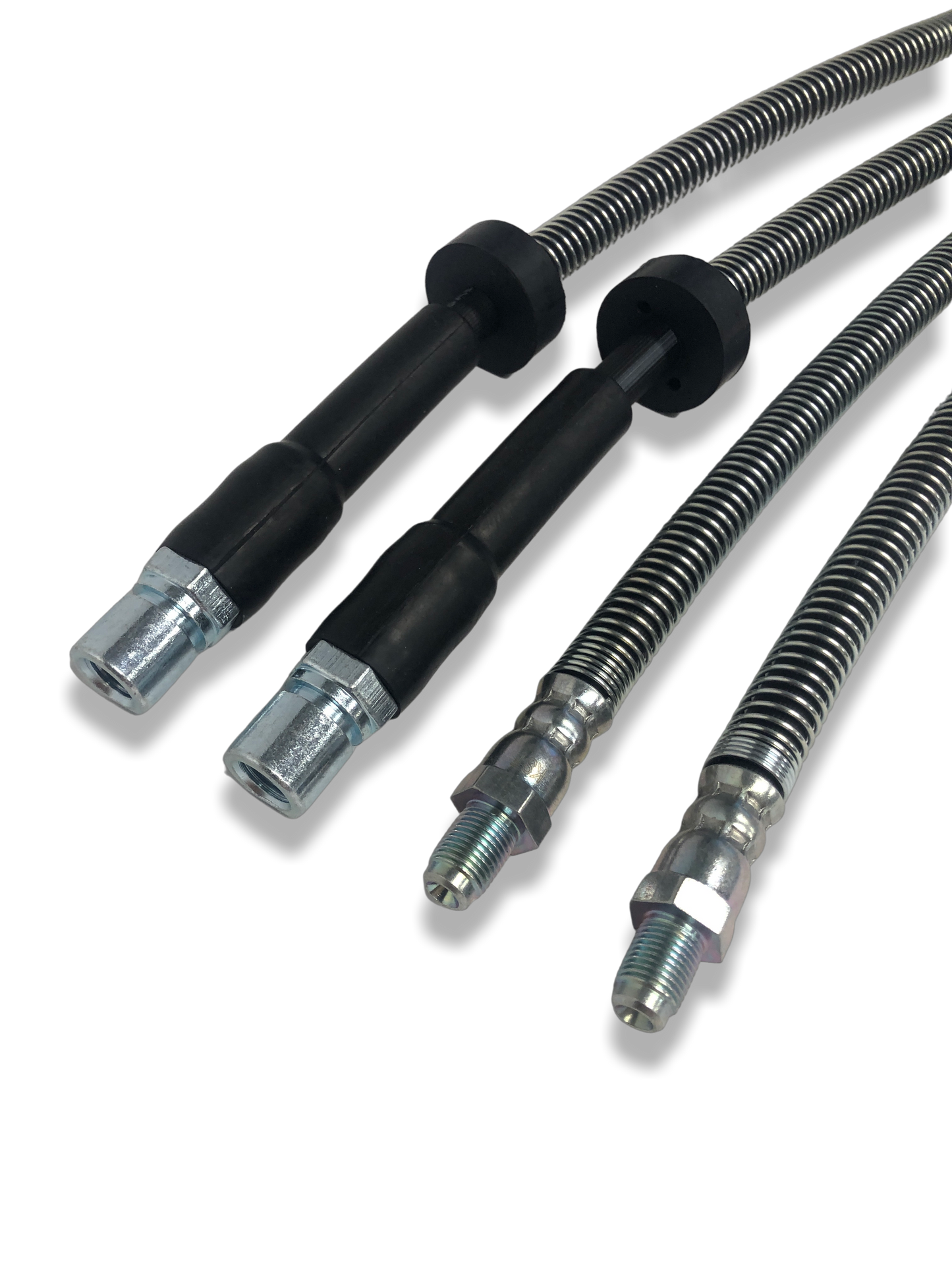 PMB Performance DirectFit Rubber Brake Lines - Set of 4 - 1983-95 Porsche 928 (alloy calipers)