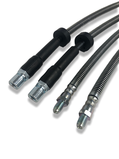 PMB Performance DirectFit Rubber Brake Lines - Set of 4 - 1983-95 Porsche 928 (alloy calipers)