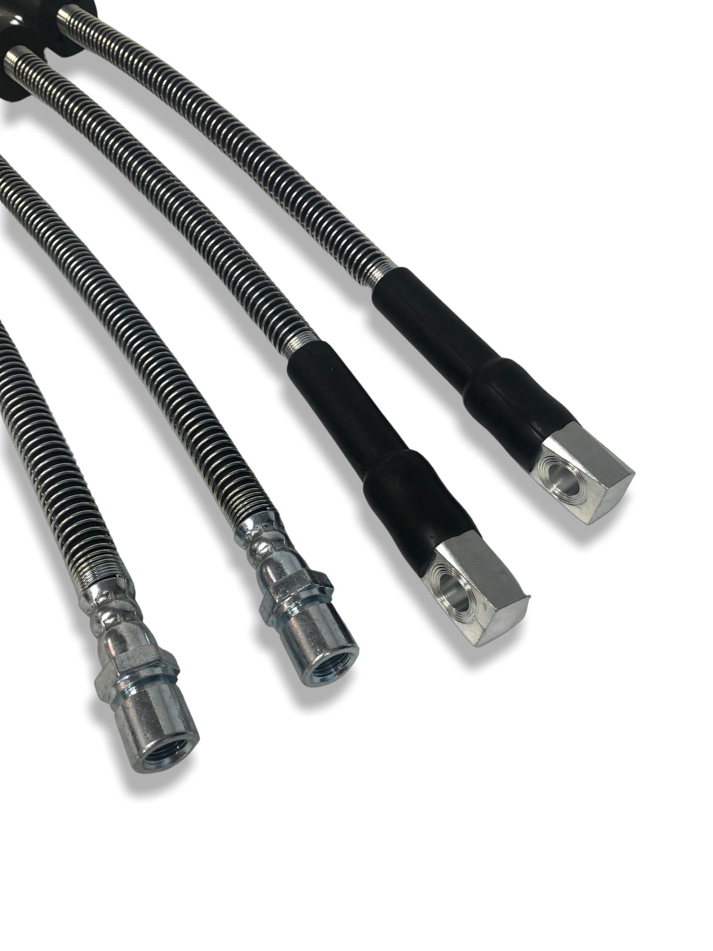 PMB Performance DirectFit Rubber Brake Lines - Set of 4 - 1983-95 Porsche 928 (alloy calipers)
