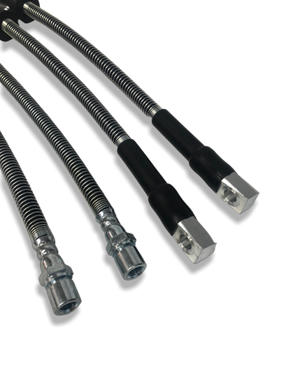 PMB Performance DirectFit Rubber Brake Lines - Set of 4 - 1983-95 Porsche 928 (alloy calipers)