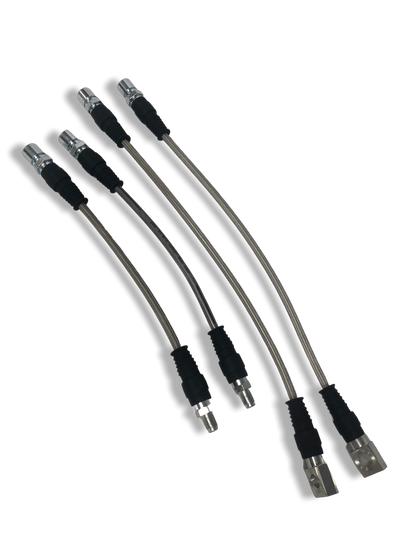 PMB Performance DirectFit Stainless-Steel Brake Lines - Set of 4 - 1983-95 Porsche 928 (alloy calipers)