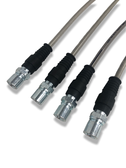 PMB Performance DirectFit Stainless-Steel Brake Lines - Set of 4 - 1983-95 Porsche 928 (alloy calipers)