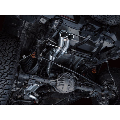 AWE Tuning 2022+ Ford Bronco Raptor 4WD Dual BashGuards Cat-Back SwitchPath Exhaust (No Tips)