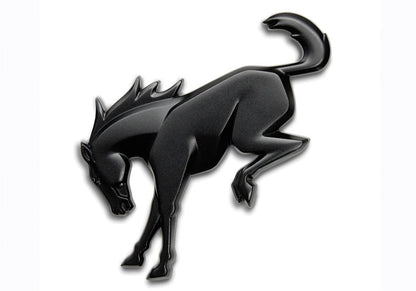 Ford Racing Bronco Rear Emblem - Matte Black M-1447-BRMB