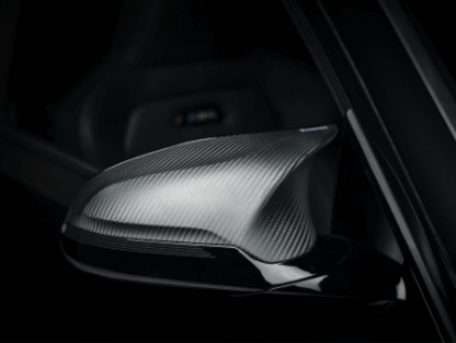 Akrapovic 2014+ BMW M3 (F80) Carbon Fiber Mirror Cap Set - Matte WM-BM/CA/2/M