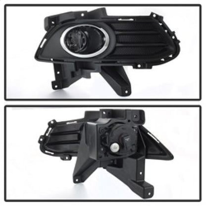 Spyder 13-16 Ford Fusion OEM Fog Lights w/Switch & Cover - Clear (FL-FFUS13-C) 5085009