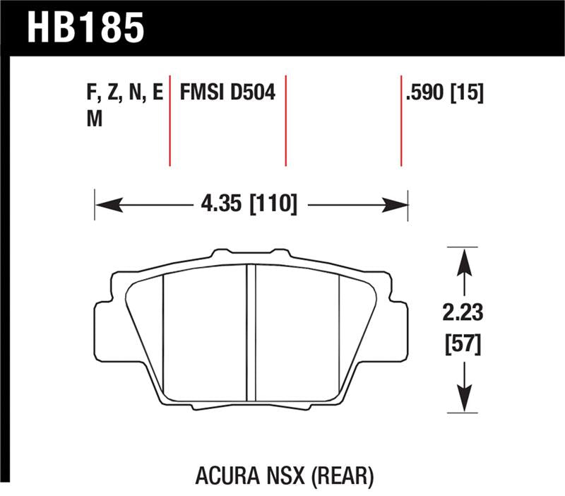 Hawk HP+ Street Brake Pads