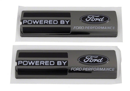 Ford Racing Powered by Ford Performance Fender Badge - Black M-16098-PBFPB