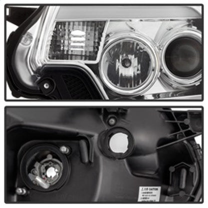 Spyder Toyota Tacoma 12-16 Projector Headlights Light Bar DRL Chrome PRO-YD-TT12-LBDRL-C 5081704