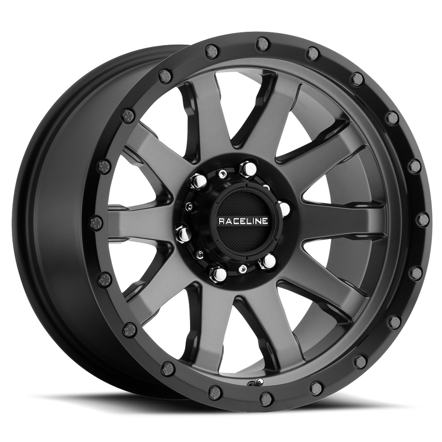 Raceline CLUTCH GUN METAL 20X10 6X135 -19mm