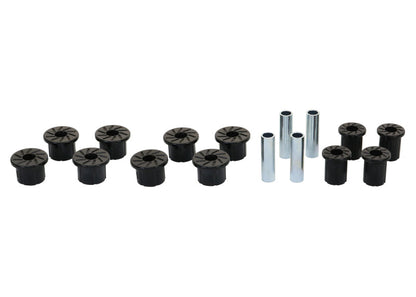 Whiteline 89-95 Toyota Pickup / 01-04 Toyota Tacoma Rear Leaf Spring Shackle Bushing Kit W73470