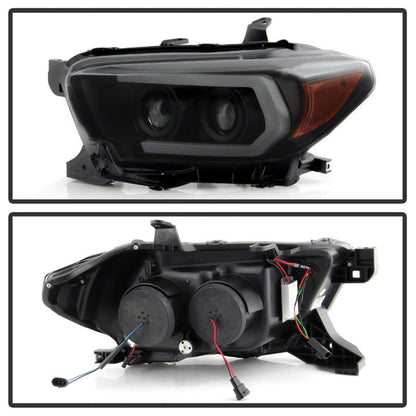 Spyder Toyota Tacoma 16-18 (SR5 Model Only) Projector Headlights Black Smoke PRO-YD-TT16-LB-BSM 5087546