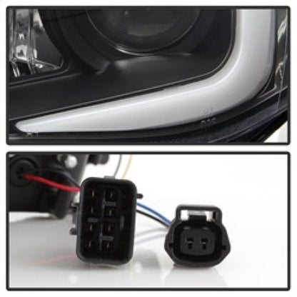 Spyder Subaru WRX 08-09 Projector Headlights - HID Model Only - Black PRO-YD-SWRX08-HID-LBDRL-BK 5083937
