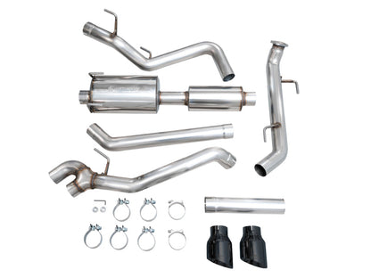 AWE Tuning AWE Exhaust for 4th Gen Toyota Tacoma Dual Diamond Black Tips 3015-33254