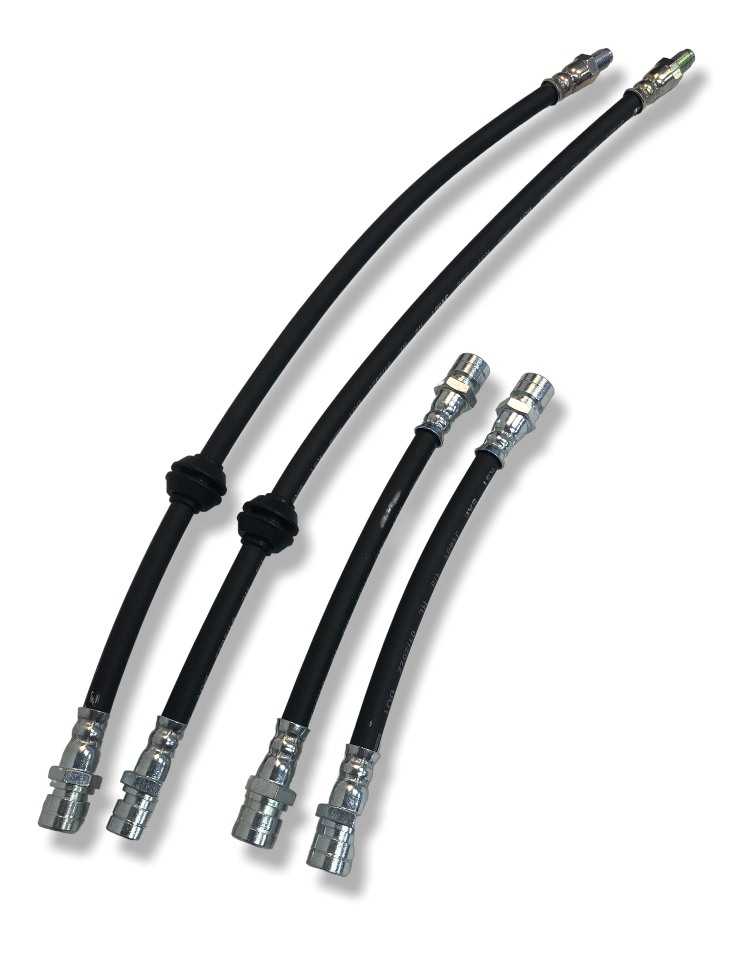 PMB Performance DirectFit Rubber Brake Lines - Set of 4 - 1976-89 Porsche 924/944