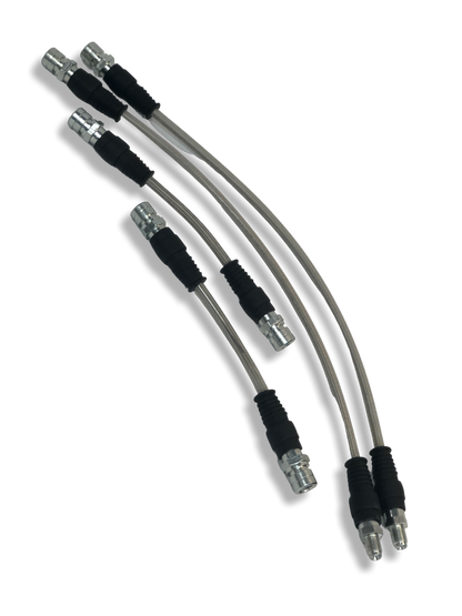 PMB Performance DirectFit Stainless-Steel Brake Lines - Set of 4 - 1976-89 Porsche 924 - 944