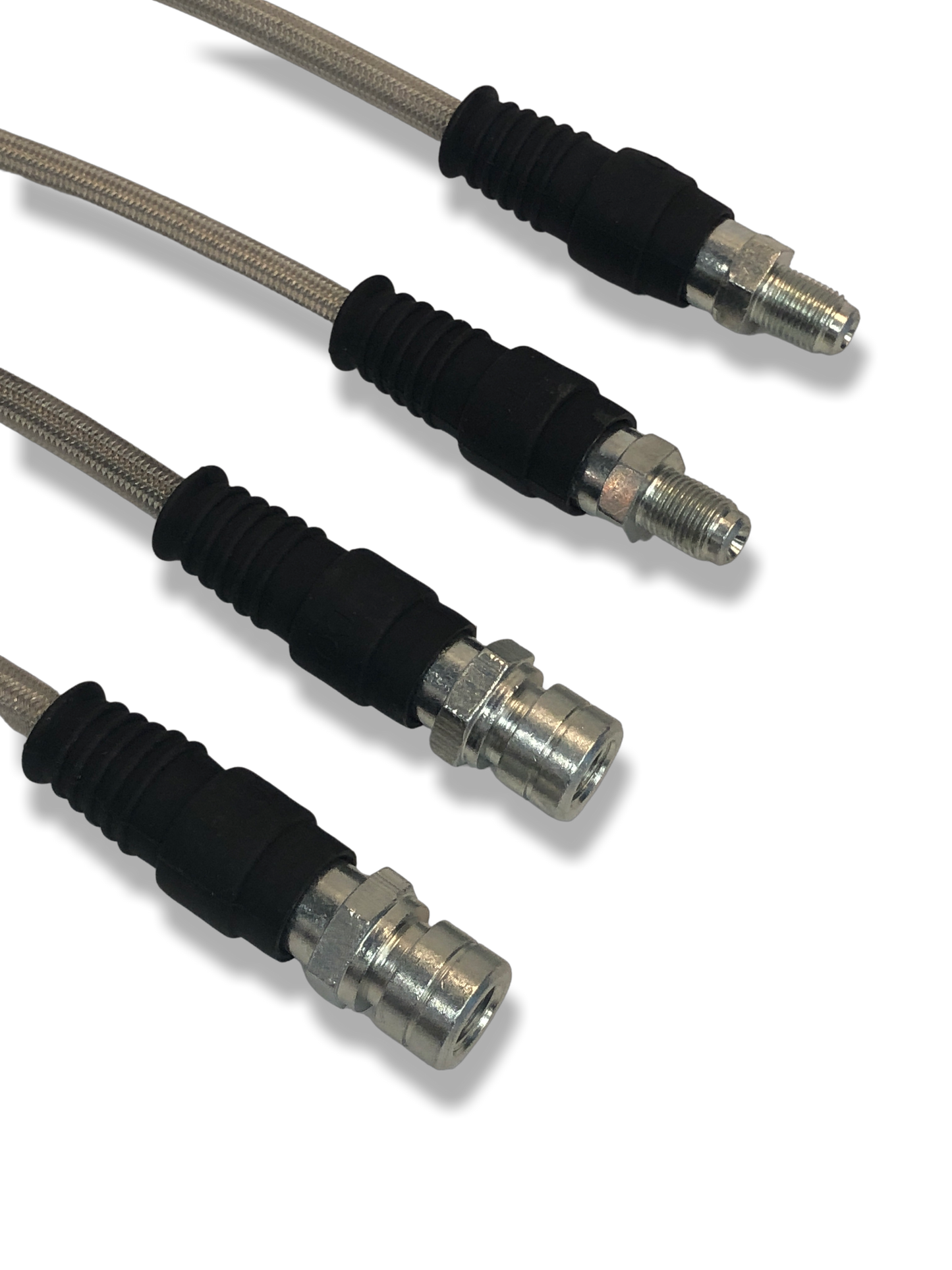PMB Performance DirectFit Stainless-Steel Brake Lines - Set of 4 - 1976-89 Porsche 924 - 944
