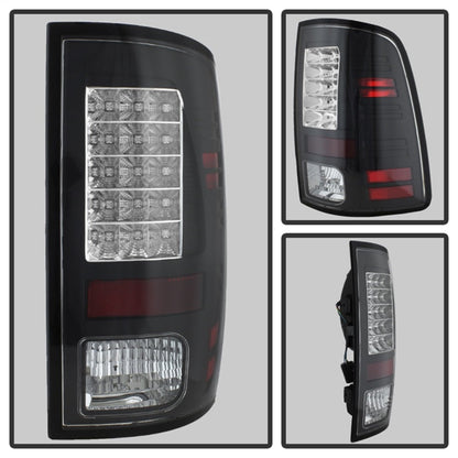 Spyder Dodge Ram 1500 13-14/Ram 2500 13-14 LED Tail Lights LED Model only - Blk ALT-YD-DRAM13-LED-BK 5077530