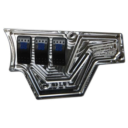 XP 1000 6 Switch Dash Panel (Only) Silver