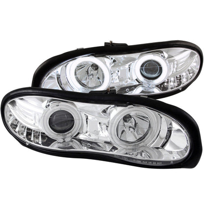 Anzo 1998-2002 Chevrolet Camaro Projector Headlights w/ Halo Chrome